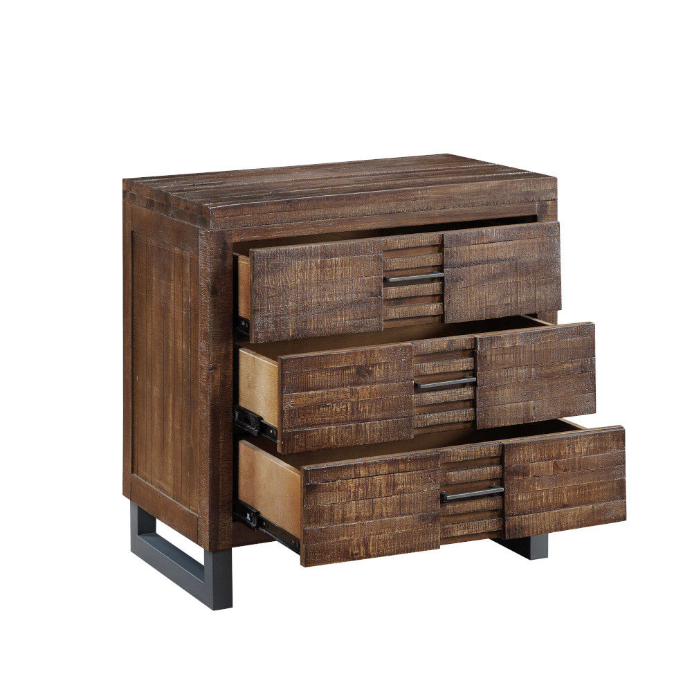 ACME 21293 Andria Nightstand, Reclaimed Oak