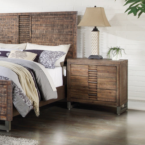 ACME 21293 Andria Nightstand, Reclaimed Oak