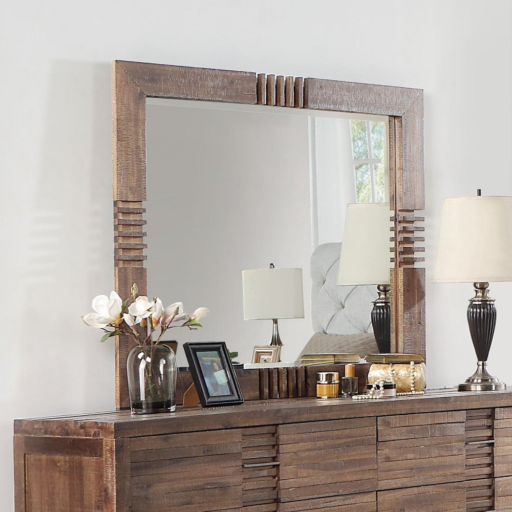 ACME 21294 Andria Mirror, Reclaimed Oak