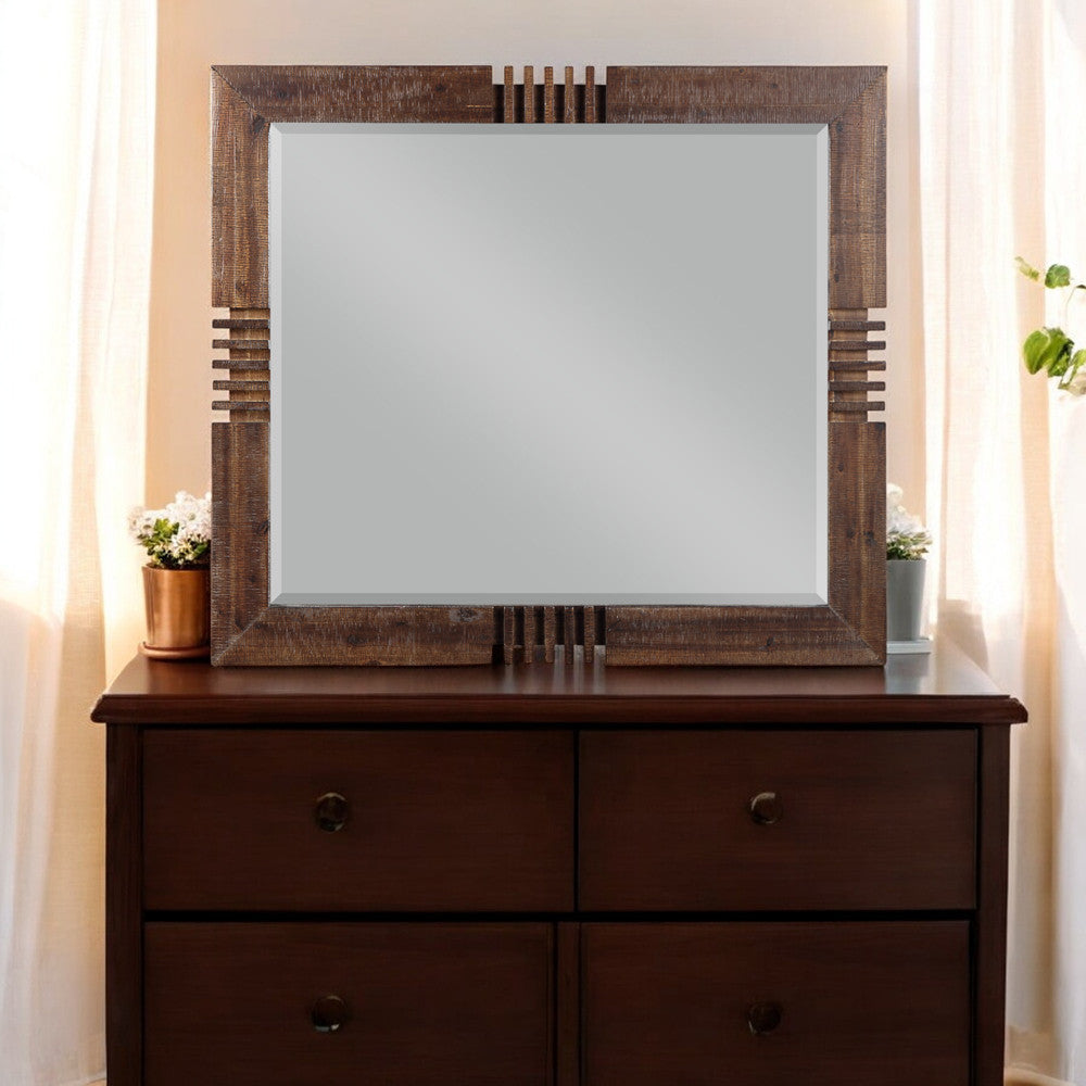 ACME 21294 Andria Mirror, Reclaimed Oak