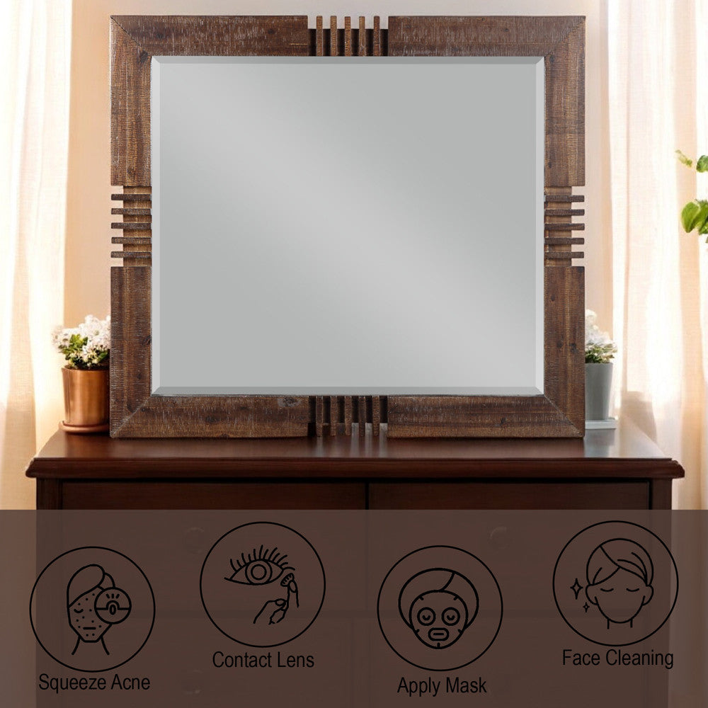 ACME 21294 Andria Mirror, Reclaimed Oak