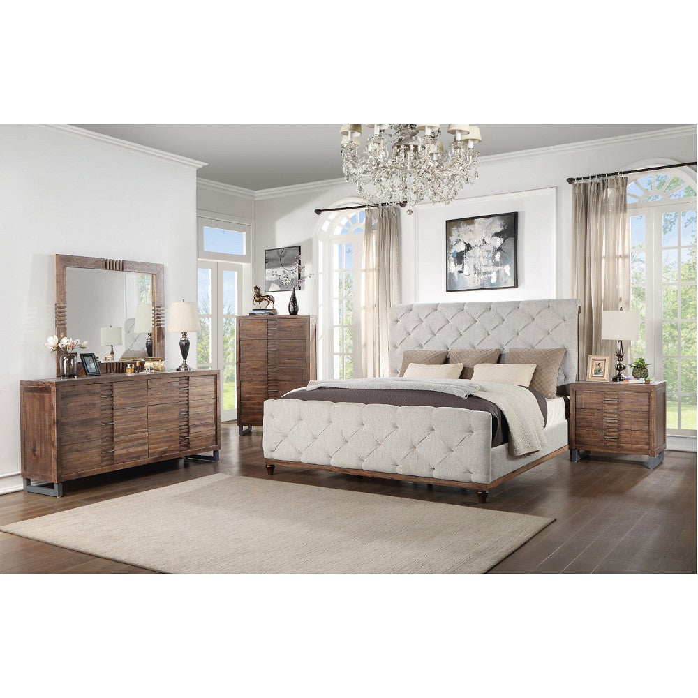 ACME 21294 Andria Mirror, Reclaimed Oak