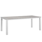 Modway EEI-1509 Maine 80" Outdoor Patio Dining Table
