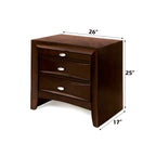 ACME 21453 Ireland Nightstand, Espresso