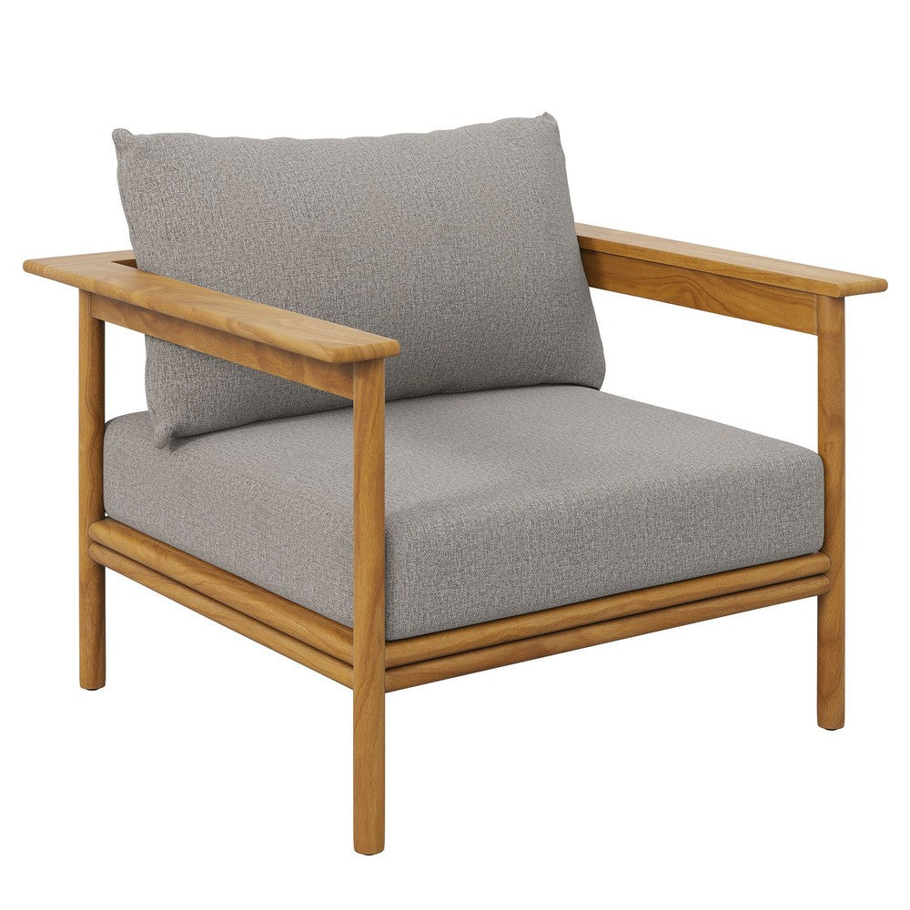 Modway EEI-7007 Wren Outdoor Patio Teak Wood Armchair