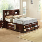 ACME 21596EK Ireland - Storage Espresso Eastern King Bed