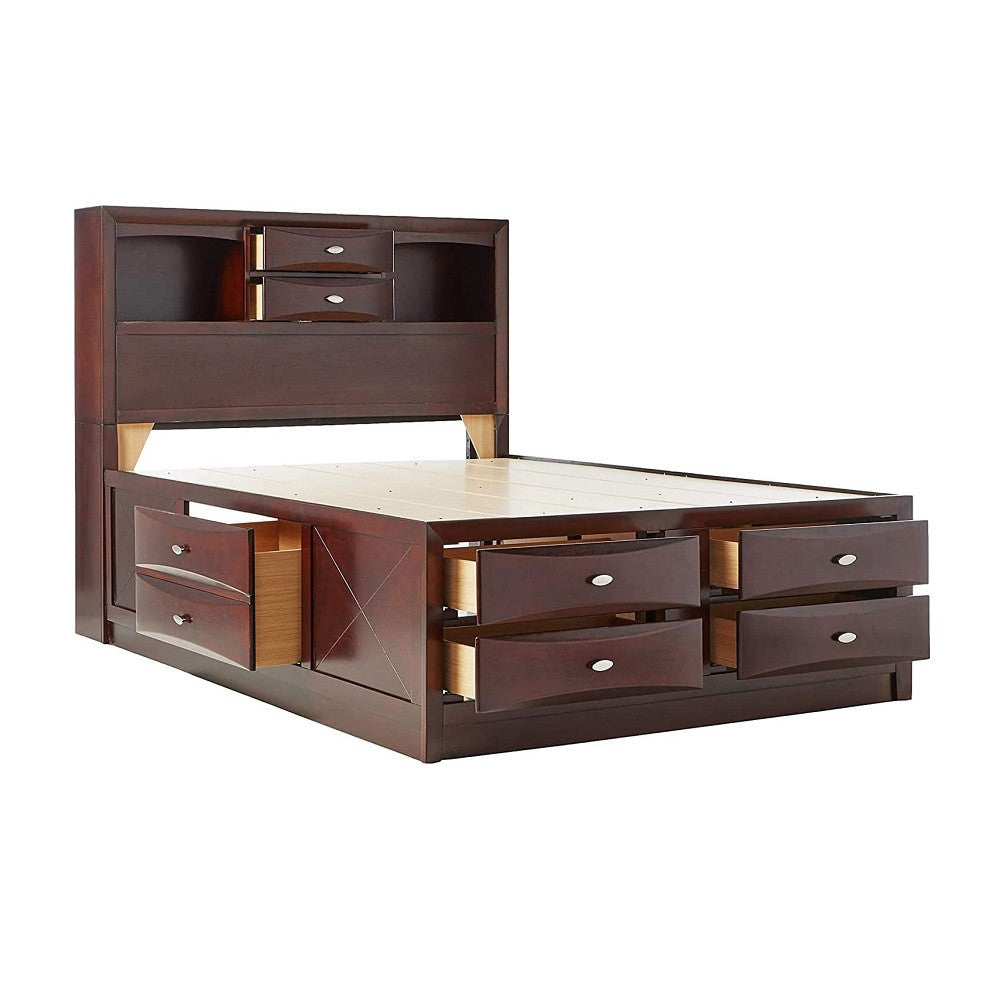 ACME 21596EK Ireland - Storage Espresso Eastern King Bed  3