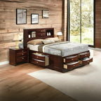 ACME 21596EK Ireland - Storage Espresso Eastern King Bed  5
