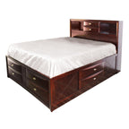 ACME 21600Q Ireland - Storage Espresso Queen Bed  2