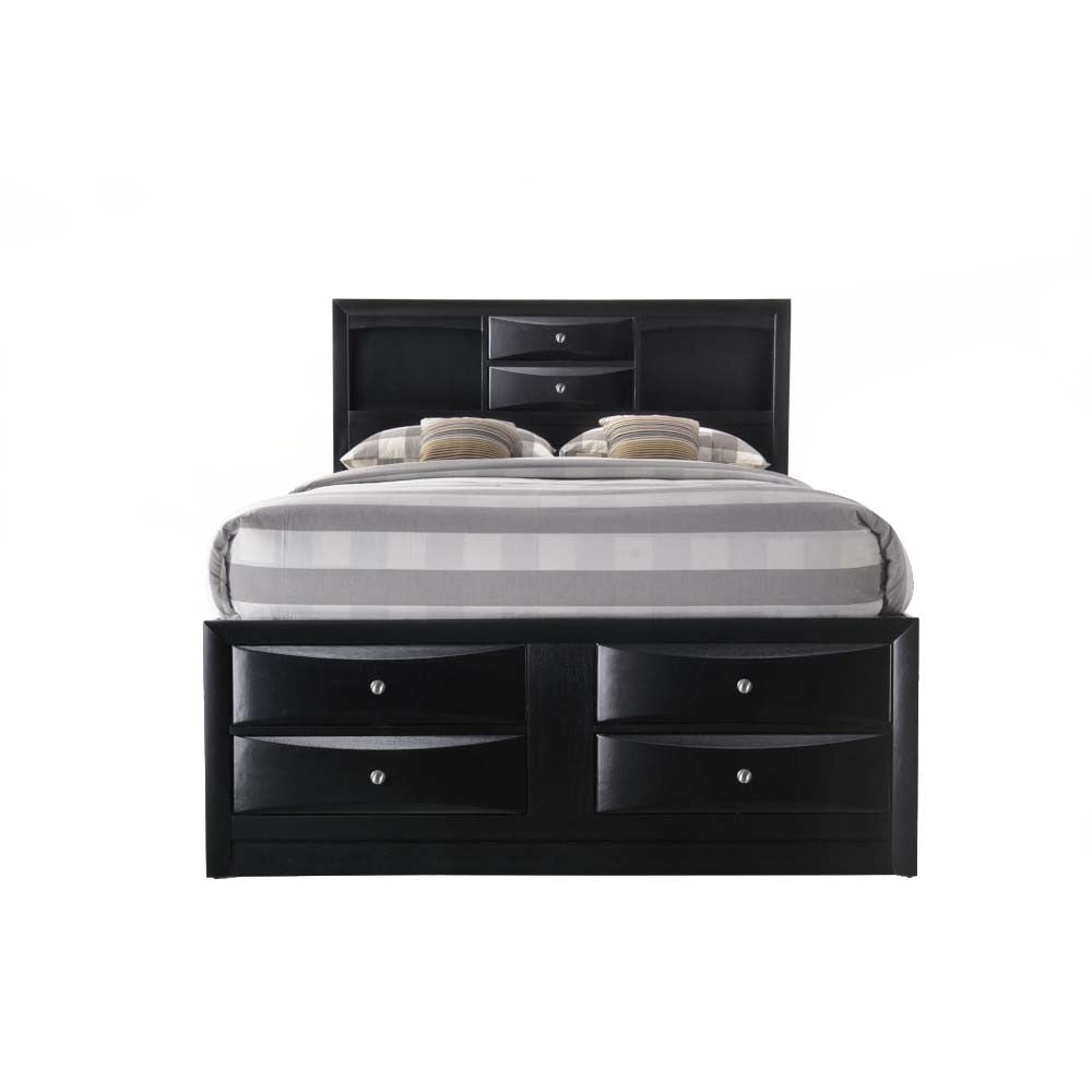 ACME 21606EK Ireland - Storage Black Eastern King Bed  2