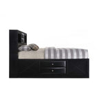 ACME 21606EK Ireland - Storage Black Eastern King Bed  3
