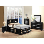 ACME 21606EK Ireland - Storage Black Eastern King Bed  5