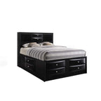 ACME 21610Q Ireland - Storage Black Queen Bed  1