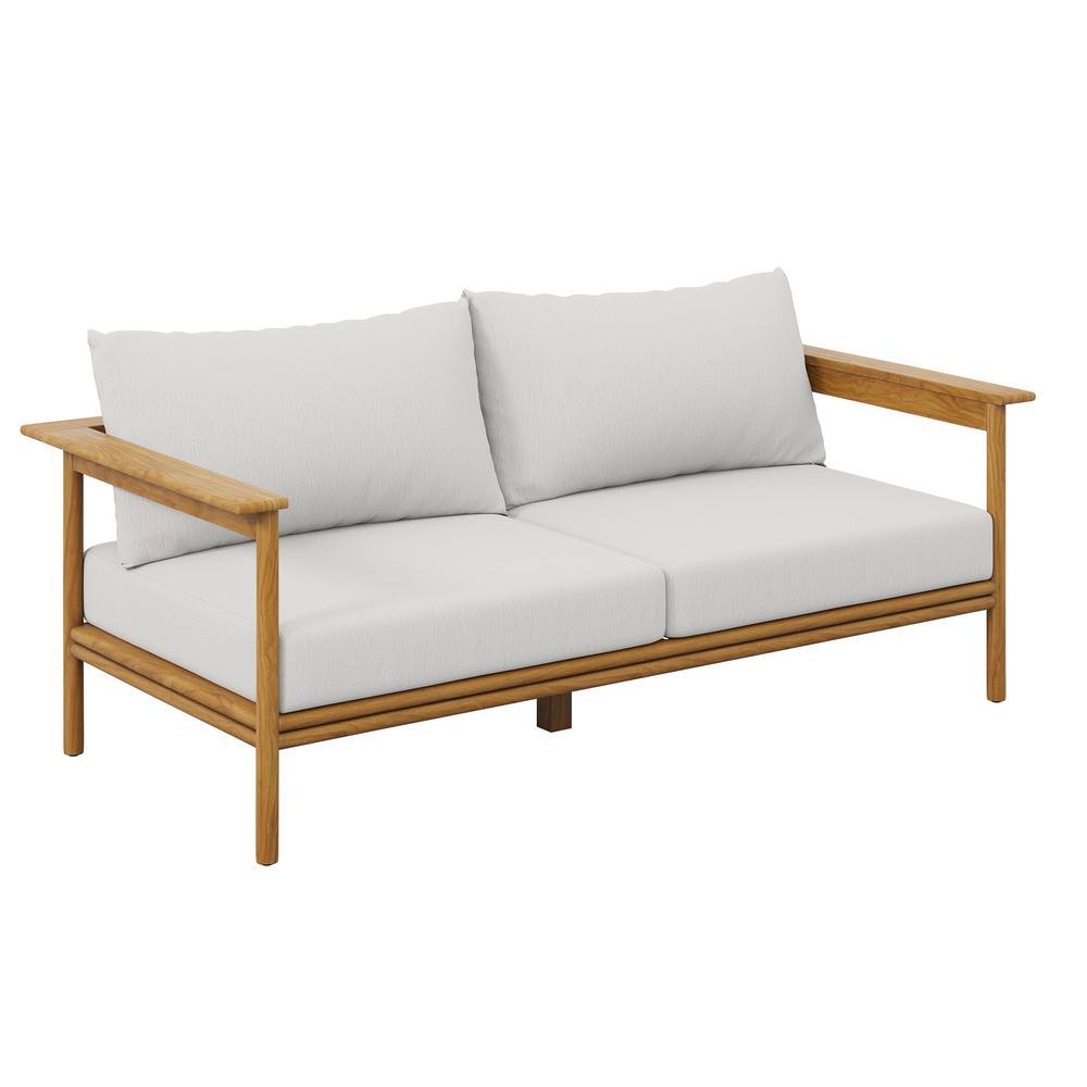 Modway EEI-7008 Wren Outdoor Patio Teak Wood Sofa