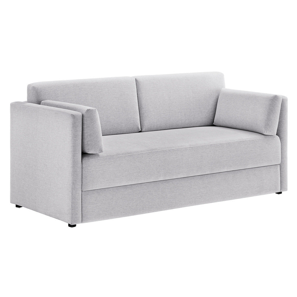 Modway EEI-7012 Linden Upholstered Heathered Chenille Sofa