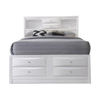 ACME 21696EK Ireland Eastern King Bed with Storage, White (1Set/4Ctn)