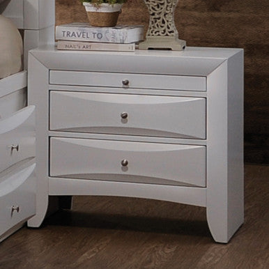 ACME 21704 Ireland Nightstand, White