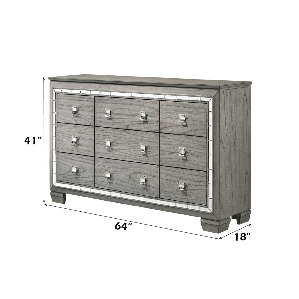 ACME 21825 Antares Dresser, Light Gray Oak