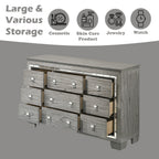 ACME 21825 Antares Dresser, Light Gray Oak