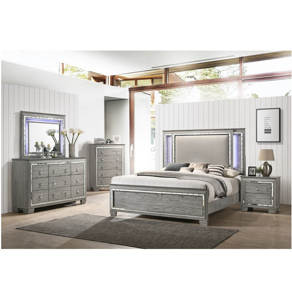 ACME 21825 Antares Dresser, Light Gray Oak