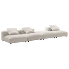 Modway EEI-7027 Solace 4-Piece Modular Upholstered Fabric Sectional Sofa