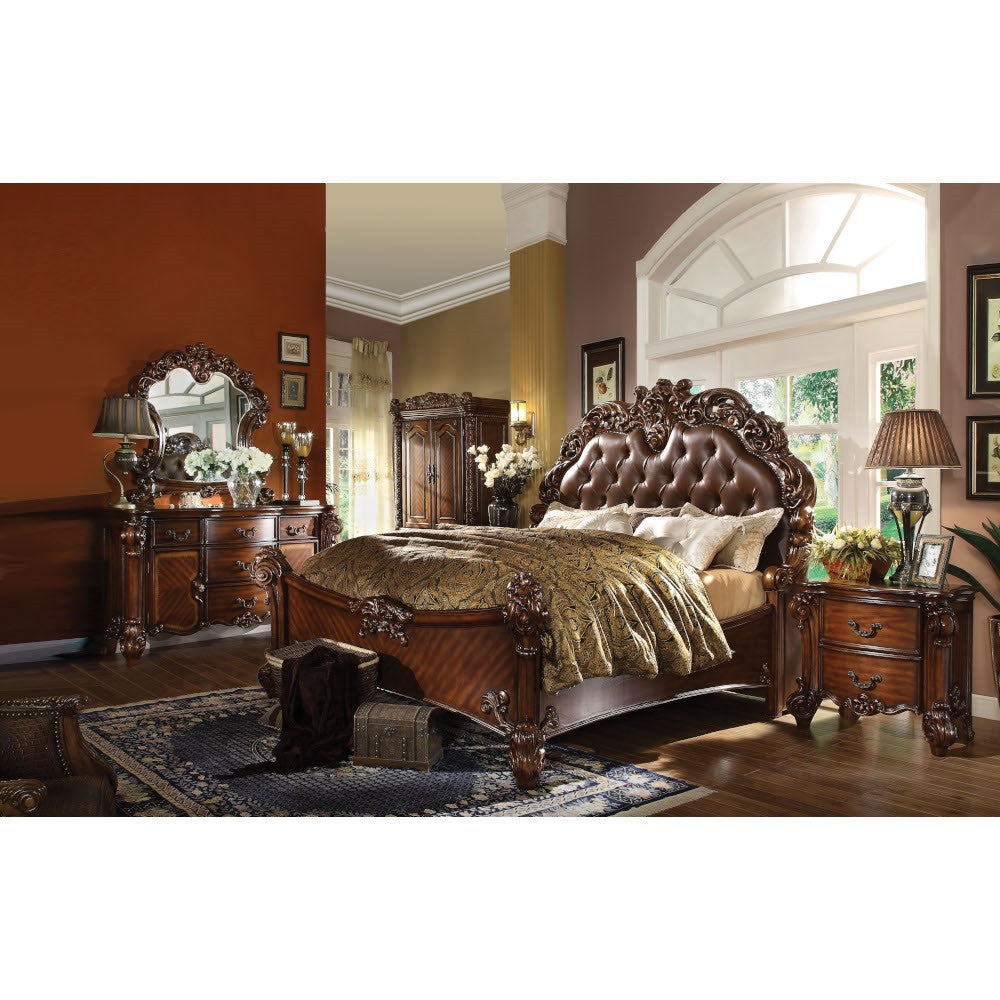 ACME 22003 Vendome Nightstand, Cherry  2