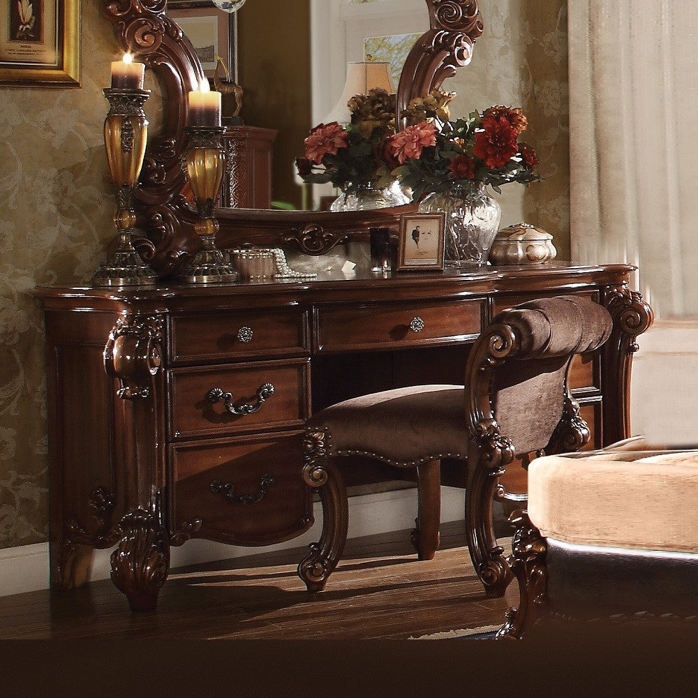 ACME 22009 Vendome Vanity Desk, Cherry