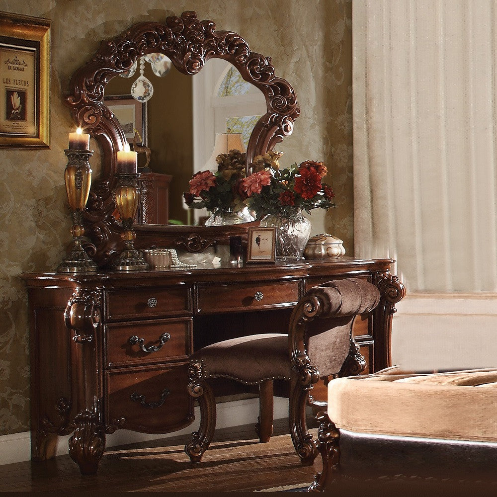 ACME 22009 Vendome Vanity Desk, Cherry  3