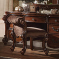 ACME 22010 Vendome Vanity Stool, Fabric & Cherry