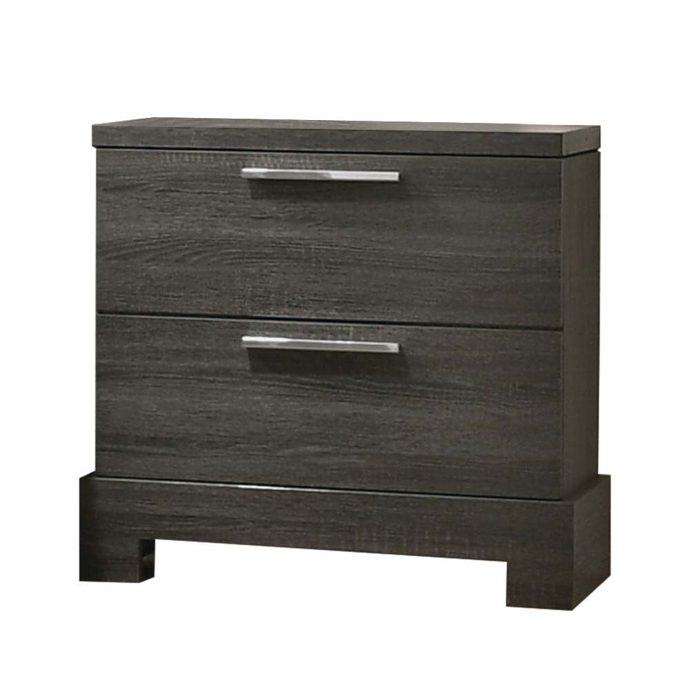 ACME 22033 Lantha Nightstand, Gray Oak