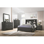 ACME 22033 Lantha Nightstand, Gray Oak