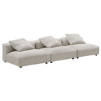 Modway EEI-7034 Solace 3-Piece Modular Corduroy Upholstered Sofa