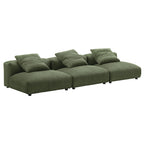 Modway EEI-7034 Solace 3-Piece Modular Corduroy Upholstered Sofa