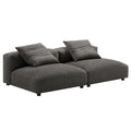 Modway EEI-7037 Solace 2-Piece Modular Upholstered Fabric Sofa
