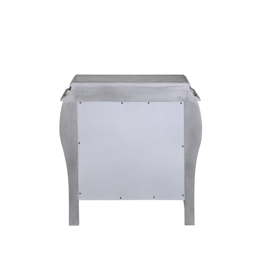ACME 22143 Leonora Nightstand, Vintage Platinum