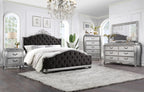 ACME 22143 Leonora Nightstand, Vintage Platinum