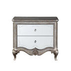 ACME 22203 Esteban Nightstand (2 Drw), Antique Champagne