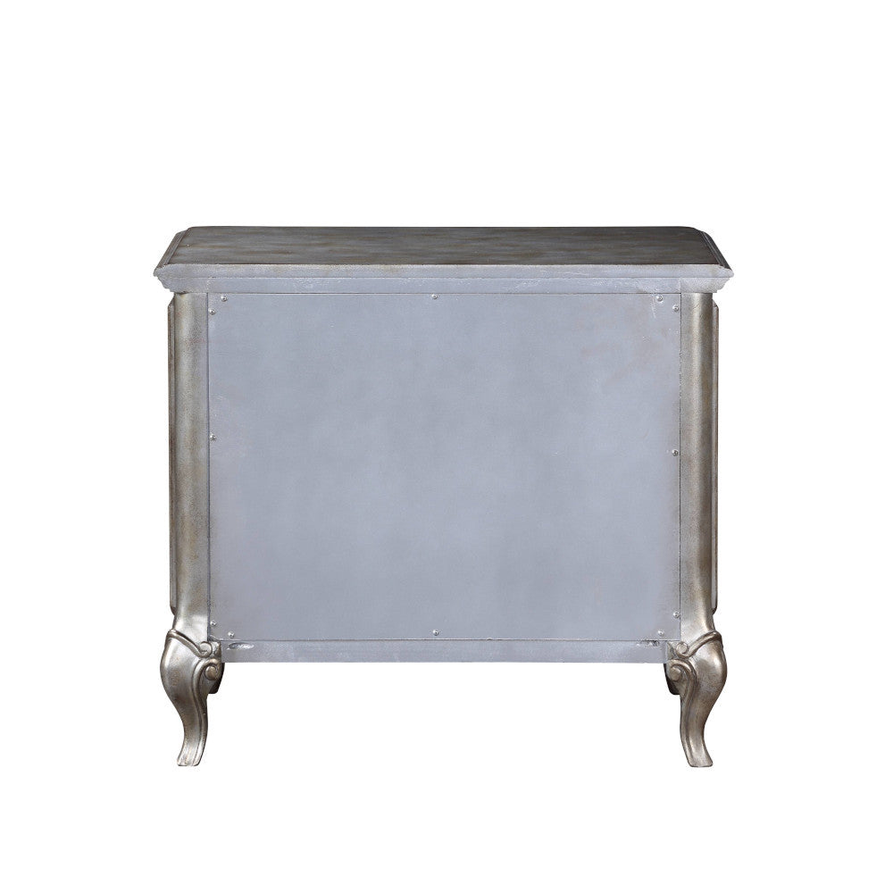 ACME 22203 Esteban Nightstand (2 Drw), Antique Champagne