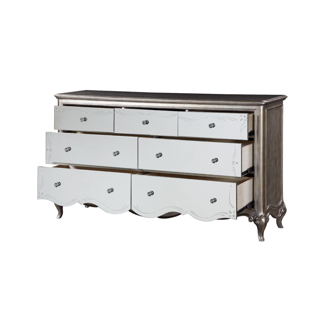 ACME 22205 Esteban Dresser (Jewelry Box), Antique Champagne