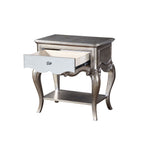 ACME 22207 Esteban Nightstand (1 Drw), Antique Champagne