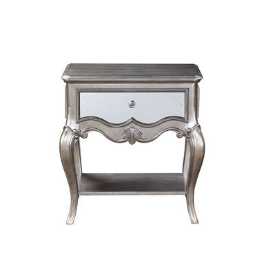 ACME 22207 Esteban Nightstand (1 Drw), Antique Champagne