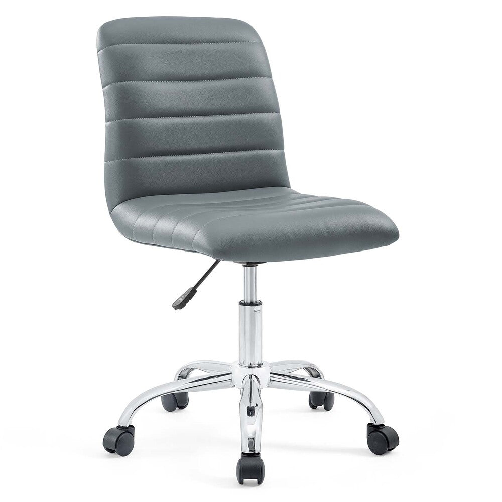 Modway EEI-1532 Ripple Armless Mid Back Vinyl Office Chair