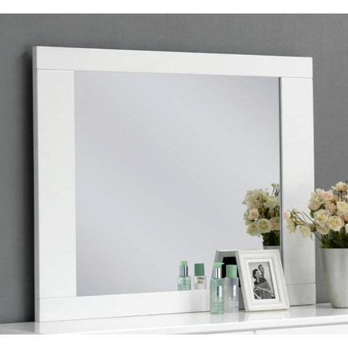 ACME 22634 Lorimar Mirror, White & Chrome Leg