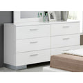 ACME 22635 Lorimar Dresser, White & Chrome Leg