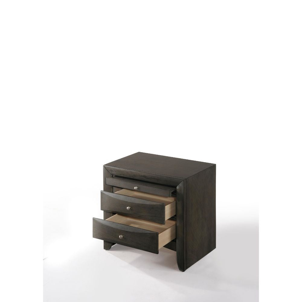 ACME 22704 Ireland Nightstand, Gray Oak