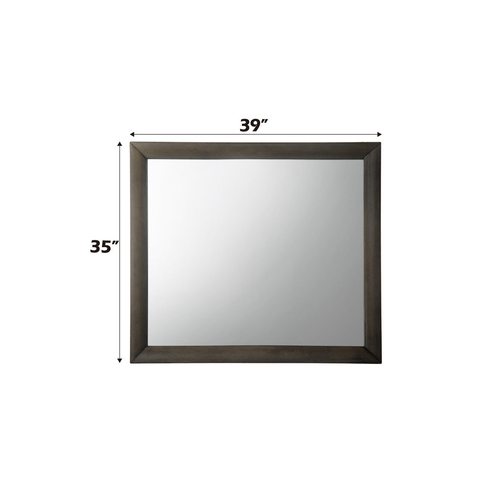 ACME 22705 Ireland Mirror, Gray Oak