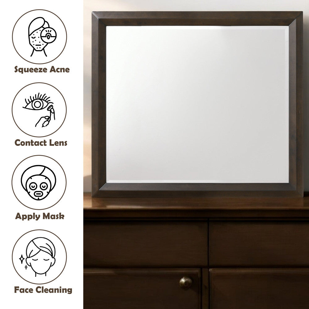 ACME 22874 Merveille Mirror, Espresso