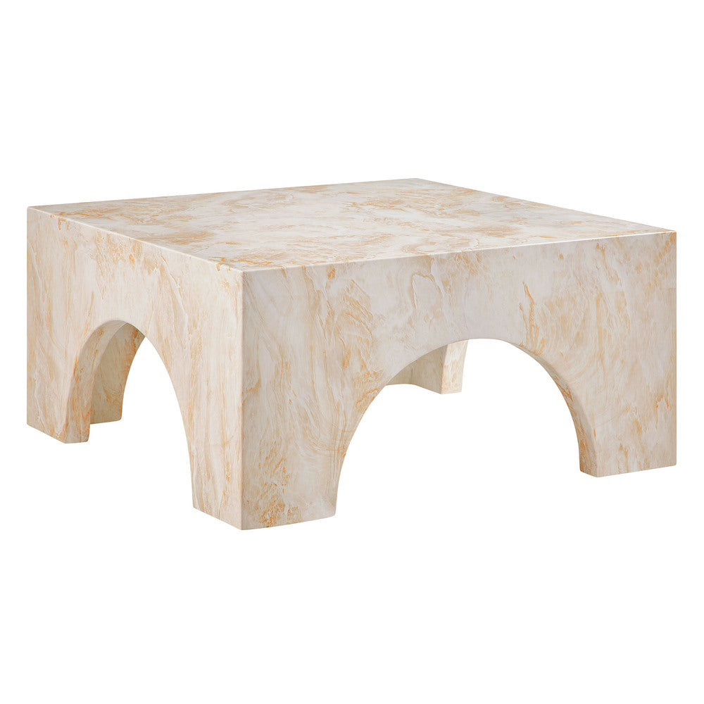 Modway EEI-7097 Valen Indoor - Outdoor Patio Arched Concrete Coffee Table