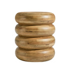 Modway EEI-7106 Ellery Round Stacked Wood Side Table