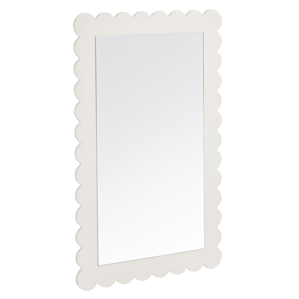 Modway EEI-7116 Emmeline Scalloped Rectangle Wall Mirror